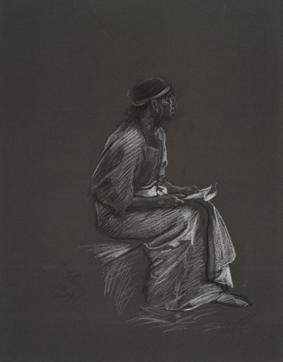 Studera inför av Edwin Austin Abbey