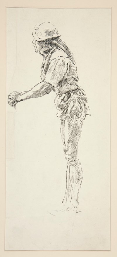 Studera för Dull, from Love av Edwin Austin Abbey