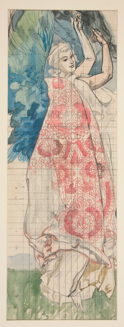 Studera för Louis Comfort Tiffany av Edwin Austin Abbey