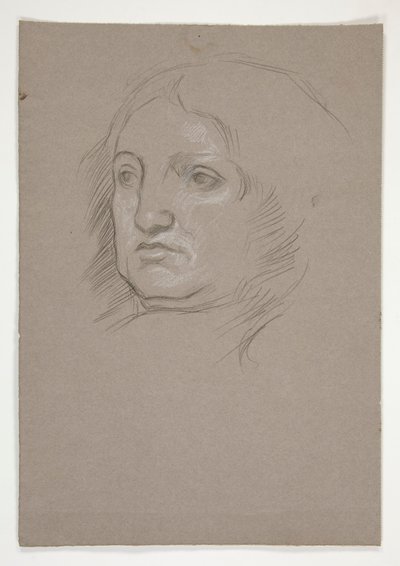 Studie för William Penn: skiss för väggmålning för delstatsbyggnaden i Harrisburg, Pennsylvania, 1902-1911 (slutförd av John Singer Sargent) av Edwin Austin Abbey