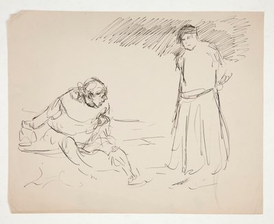 Studera för en oidentifierad Shakespeare-pjäs av Edwin Austin Abbey