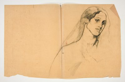 Studie av en kvinna av Edwin Austin Abbey