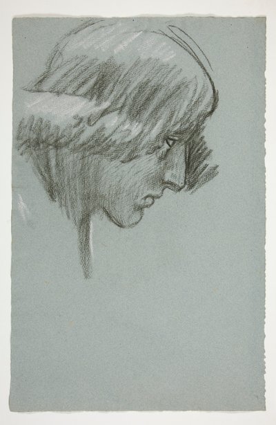 Studie av en ung man av Edwin Austin Abbey