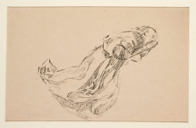 Studie av en ängel (för målat glas? för ett tak?) av Edwin Austin Abbey