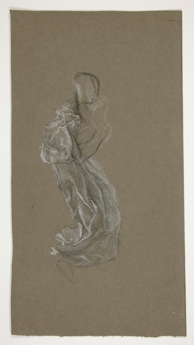 Studie av en ängel av Edwin Austin Abbey