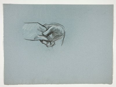 Studie av händer för av Edwin Austin Abbey