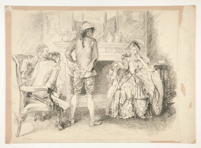 Den godmodiga mannen. Fröken Richland och fogden av Edwin Austin Abbey