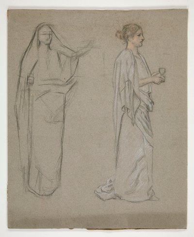Två kvinnor: studera för av Edwin Austin Abbey
