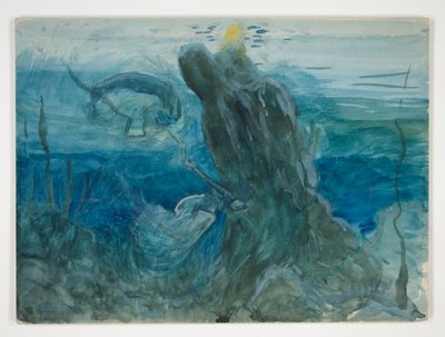 Undervattensscen av Edwin Austin Abbey
