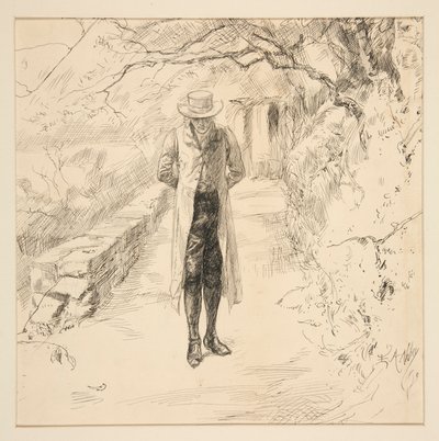 Wordsworth går i skogen: The English Lakes and Men Series, från Harper av Edwin Austin Abbey