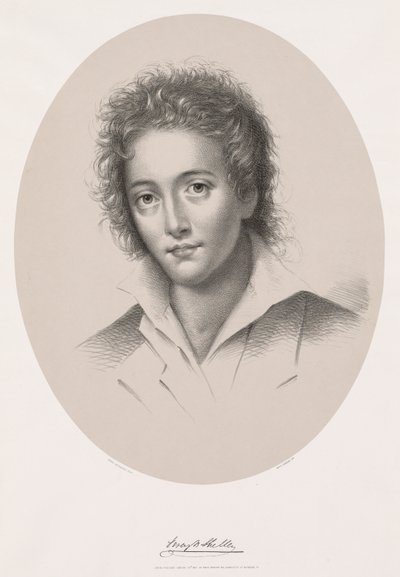 Percy Bysshe Shelley, 1867. av Edwin Beyerhaus