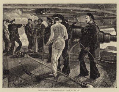 Breech-Loaders v Muzzle-Loaders, Gun Drill i marinen av Edwin Buckman