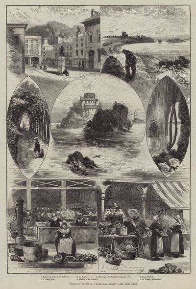 Whitsuntide Holiday Sketches, Jersey av Edwin Buckman
