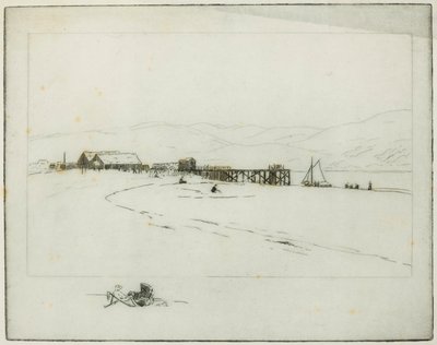 The Pier (etsning) av Edwin Butler Bayliss