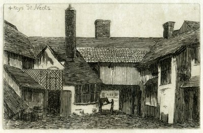 The Cross Keys, St Neots, Cambridgeshire, 1881 av Edwin Edwards