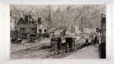 Vine Tavern, Mile End Road, Stepney, London, 1871 av Edwin Edwards