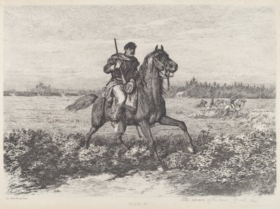 Kavalleriets frammarsch av Edwin Forbes
