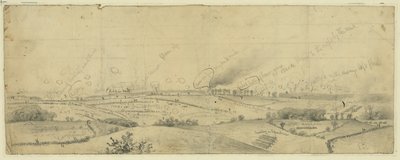 Slaget vid Antietam eller Sharpsburg av Edwin Forbes