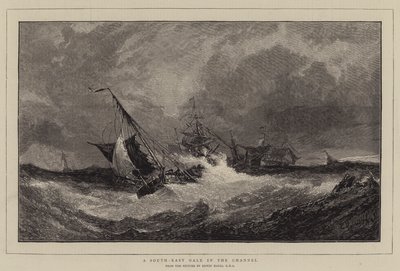En sydostlig storm i kanalen av Edwin Hayes