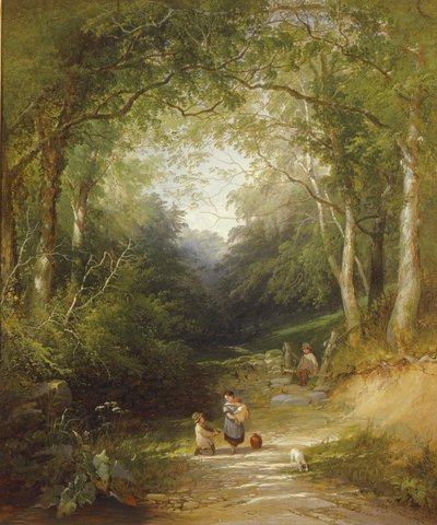En väg genom skogen av Edwin Henry Boddington