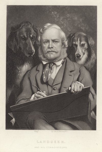 Sir Edwin Henry Landseer, engelsk målare av Edwin Landseer