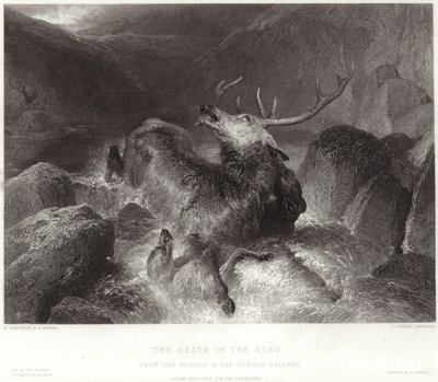 Hjortens död av Edwin Landseer