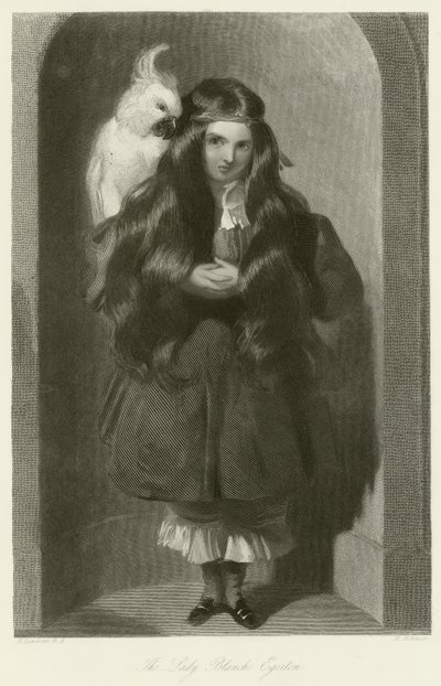 Lady Blanche Egerton av Edwin Landseer
