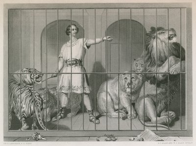 Van Amburgh och lejonen av Edwin Landseer