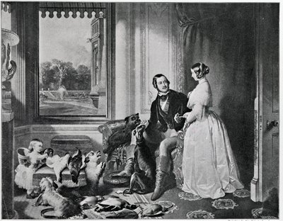 Windsor Castle i modern tid, från målningen 1843 av Edwin Landseer
