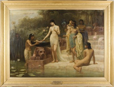 Faraos dotter - Fyndet av Moses av Edwin Longsden Long