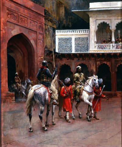 Indisk prins, Agra-palatset av Edwin Lord Weeks