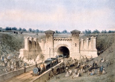 The Primrose Hill Railway Tunnel, (wc) av Edwin Thomas Dolby
