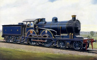 Among the Broads: En åttahjuling för Great Eastern Railway av Edwin Thomas Rudd