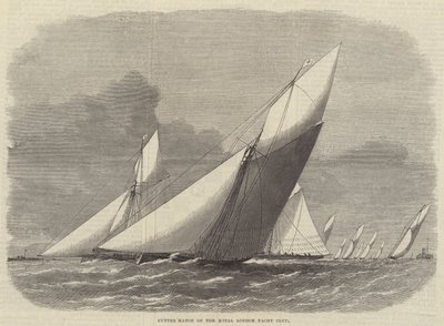 Cutter Match från Royal London Yacht Club av Edwin Weedon