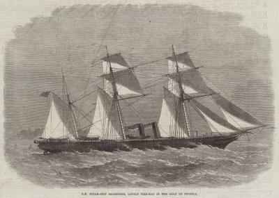 HM Steam-Ship Racehorse, nyligen vraket i Pechelibukten av Edwin Weedon