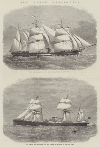 Nya Screw Steam-Ships av Edwin Weedon
