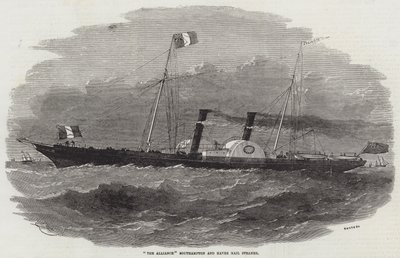 Ångfartyget Alliance Southampton and Havre Mail Steamer av Edwin Weedon
