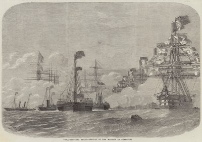 Cherbourg-festerna, Hennes Majestäts ankomst till Cherbourg av Edwin Weedon