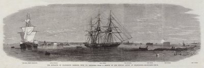 Ingången till Charleston Harbour, med dess försvar av Edwin Weedon