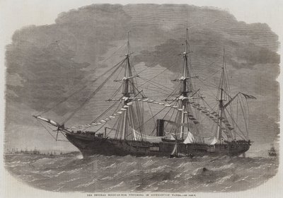 Federal Sloop-of-War Tuscarora i Southampton Water av Edwin Weedon