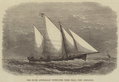 South Australian Newspaper Press Boat, Port Adelaide av Edwin Weedon