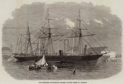 Den misstänkta konfedererade kryssaren Pampero beslagtogs i Glasgow av Edwin Weedon