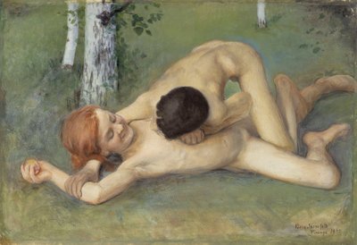Lekande barn av Eero Järnefelt