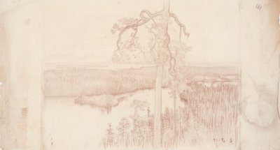 Sjölandskap av Eero Järnefelt