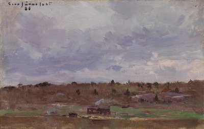 Landskap med gård av Eero Järnefelt