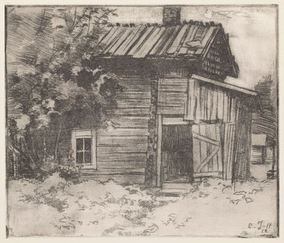 Gammal stuga av Eero Järnefelt
