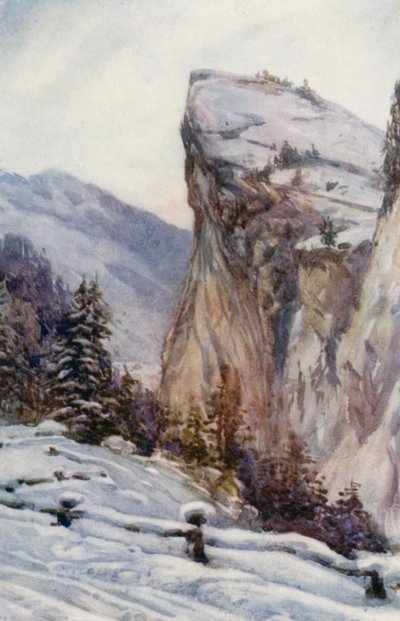 Rhen: Hohen-Rhatien (färglitografi) av Effie Jardine