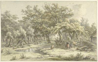 Landskap nära Eext (Drenthe) av Egbert van Drielst
