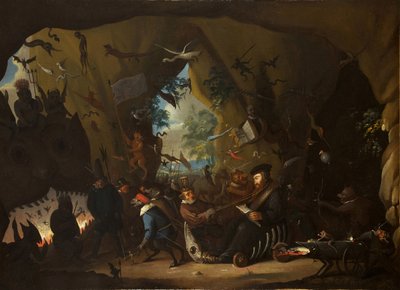 Calvin i helvetet av Egbert van Heemskerk the Younger