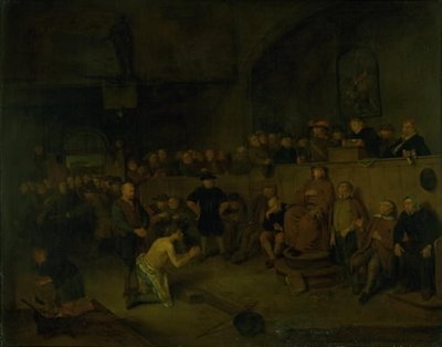 En rättegång av Egbert van I Heemskerck